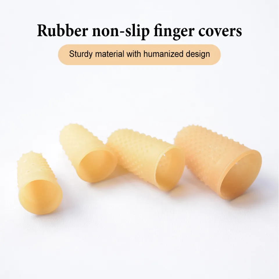 1 Set Rubber Finger Tips Office Anti-skid Protective Barrier