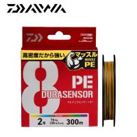 DAIWA UVF PE DURASENSOR X8สายเบ็ดตกปลาแบบเกลียว300เมตร26LB-79LB 8เส้นสายเอ็นตกปลาน้ำเค็มหลายสี