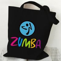 ♕♟ 2022 Women 39;s Shoulder Handbags Zumba Dance Print Large Capacity Shopping Bag Girls Storage Tote Bags Reusable Foldable Bags