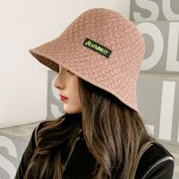 Han editn brim hat female new joker autumn letters fisherman hat autumn fashn st sunscreen cap