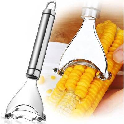 ที่แกะข้าวโพด อุปกรณ์ปอกข้าวโพด ที่ขูดเมล็ดข้าวโพด สแตนเลส Stainless Steel Corn Grater