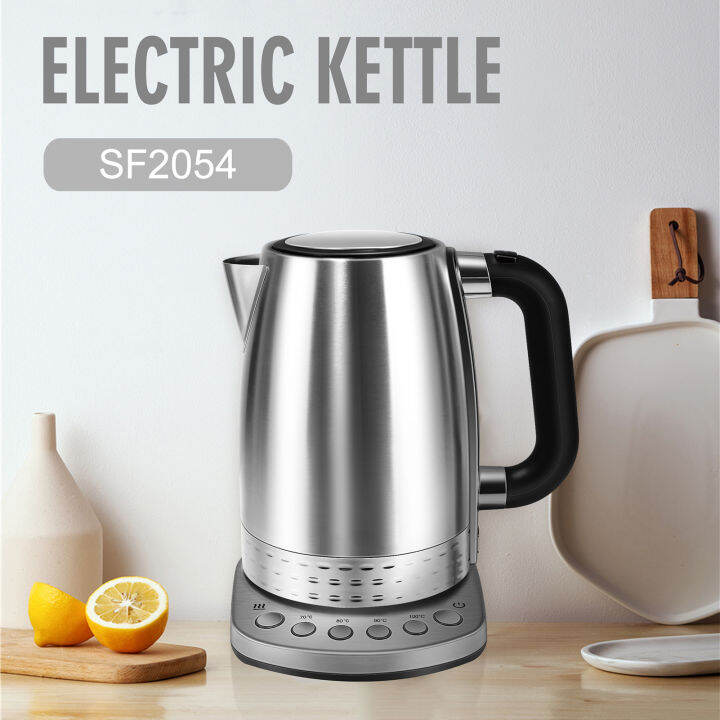 1.7L Electric Kettle, Smart Kettle for Tea and Coffee, Temperature