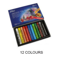 122548Colors Oil Pas for Artist Graffiti Soft Pas Painting Drawing Pen School Stationery Art Supplies Soft Crayon Set