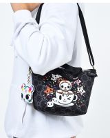 Guinness confirmed qiu dong new inclined shoulder bag handbag fashion printing tide cartoon handbag L137 distribution doll accessories