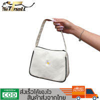 ThaiTeeMall-กระเป๋าถือ กระเป๋าแฟชั่นผู้หญิง รุ่น QX-2037 ทำจากผ้าร่ม ปักลายดอกไม้สุดน่ารัก พร้อมส่ง