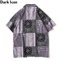 Dark Icon Bandana เสื้อโปโลสไตล์วินเทจสําหรับผู้ชาย