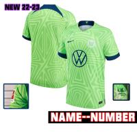 （Can Customizable）22-23 season Wolfsburg Home Jersey Football Jersey（Adult and Childrens Sizes）