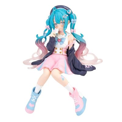 14CM Virtual Idol Singer Hatsune Miku Anime Figure Two-Dimensional Beautiful Girl Action Figures Kawaii Noodle Stopper Model Toy