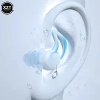 Anti Noise Silicone Earplugs Waterproof Swimming Three Layers Ear Plugs For Sleeping Diving Surf Soft Comfort Natation Swimming Accessories Accessorie