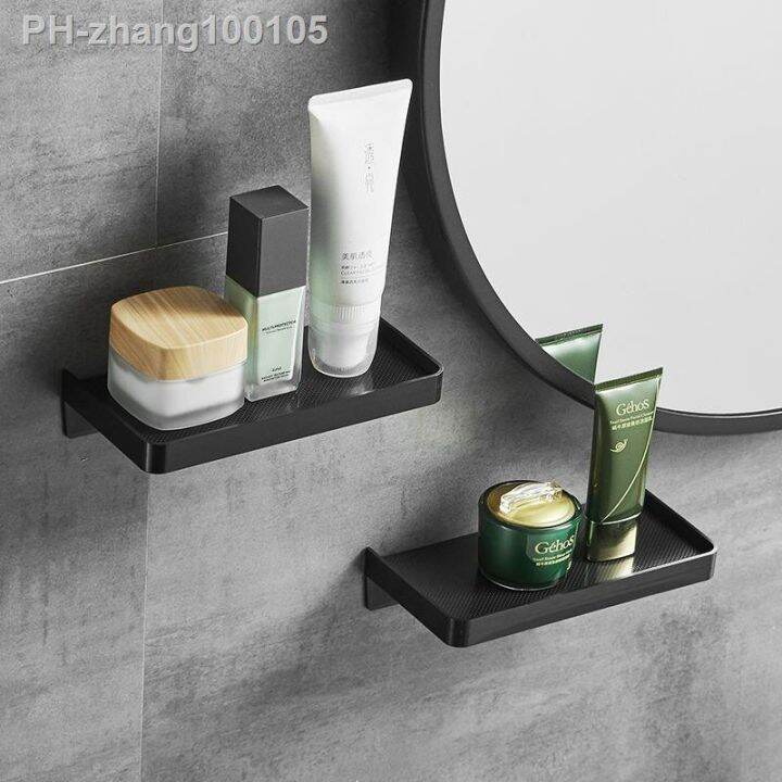 punch-free-wall-shelf-household-toilet-wall-mounted-plastic-storage-rack-phone-holder-tray-bathroom-storage-shelf-organizer