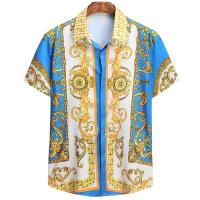 Unisex 2022 Breathable Hawaiian Shirts Baroque French Mens Shirts 3D Printi High Fashion Street Loose Mens Streetwear Shirts