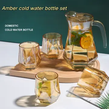 diamond cold water glass set with