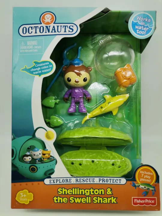 Octonauts Shellington and the swell shark resure explore set figures
