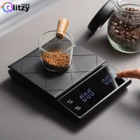 3kg/0.1g Digital Kitchen Weight Grams Electronic Balance High Precision Coffee Scale Portable With Timer Food Espresso Powder Electrical Connectors