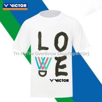 ✽ 2023 New Victor Badminton Jersey Short Sleeve Mens and Womens Quick Dried Sportswear Competition T-shirt Short Sleeve Top Team Kit