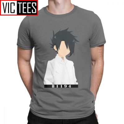 Ray The Promised Neverland T Shirt Men Cotton Funny Tshirt Emma Manga Norman Vaporwave Anime S Wholesale