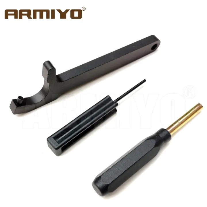 [LWF HOT]⊕ Armiyo G17 G19 G43 Magazine Plate Disassembly Front Sight