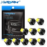 【hot】❁▦  10Pcs T4.2 T4.7 Led Bulb Super Car Interior Lights Dashboard warming indicator Wedge Instrument Lamp 12V