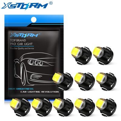 【hot】❁▦  10Pcs T4.2 T4.7 Led Bulb Super Car Interior Lights Dashboard warming indicator Wedge Instrument Lamp 12V