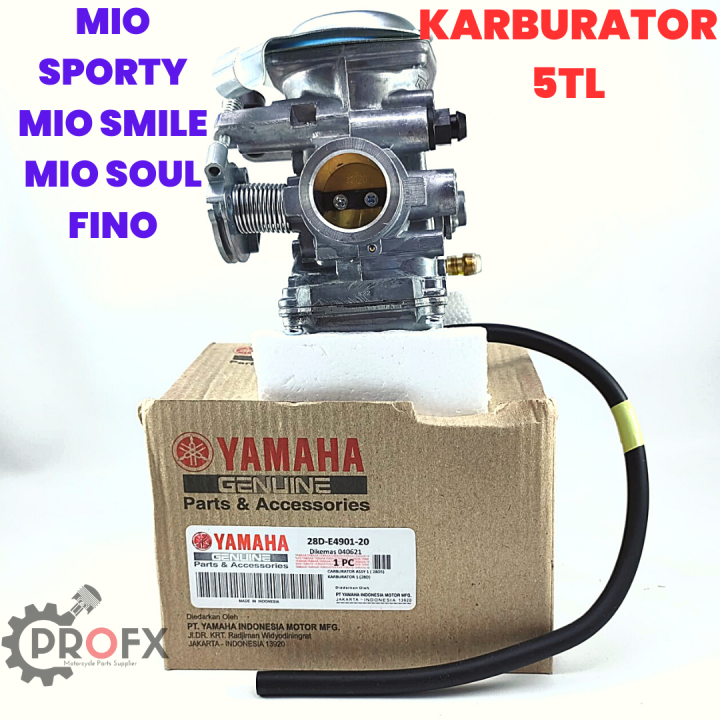 KARBURATOR 5TL YAMAHA MIO SPORTY, SMILE, SOUL, FINO ASLI YGP ORIGINAL