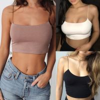 ღℰFashion Summer Women Casual Sleeveless Crop Tops