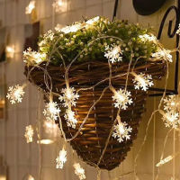 คริสต์มาส1M 3M 6M เกล็ดหิมะ LED Garland คริสต์มาสสำหรับตกแต่งวันปีใหม่โคมไฟ Home Decor Christmas Tree ตกแต่ง Kerst ตกแต่ง Navidad ดี จัดส่งทันที สปอตสินค้า สินค้าสปอต สินค้าสปอต A ของขวัญ ของขวัญ ของขวัญ gift gift