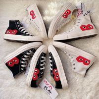 [In Stock] CDG PLAY x  1970s All-Star Shoes Mens Womens Sneakers Low-top Classic Shoes High-top Sneakers