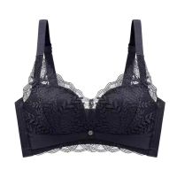 New French Lace Thick and Thin Small Chest Support Gathered Underwear Anti Sagging Comfortable No Steel Ring Temperature Cup Bra