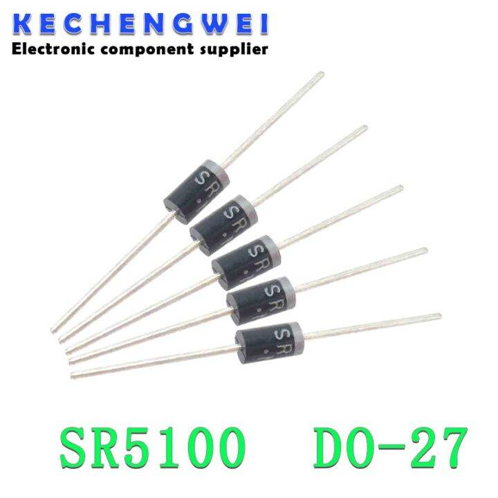 20pcs Schottky Diode Sr5100 5a/ 100v Do -27 Sb5100 | Lazada PH