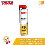 Chai xịt dầu bảo vệ chống rỉ sét và bảo quản MoS2Oil Sonax 339400 400ml