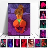 Abstract Nude Sexy Woman Art Adult Bedroom Wall Print Oil Painting Modern Home Lovers Life Decorative Painting