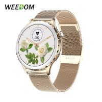 ZZOOI 2023 Bluetooth Call HD Screen Smart Watch Women Fitness Tracker Waterproof Smartwatch Ladies Bracelet