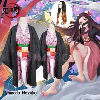 2023 Demon Slayer Kamado Nezuko Cosplay Costume Japanese Anime Carnival Party Adult Uniform Girl Halloween Costume for Kids Children