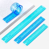 Flexibale Rulers Soft Plastic Inches And Metric For School And Office 30 cm/12 Inch 20 cm/8 Inch 15 cm/6 Inch