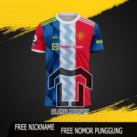 Jersey MU Home Away 3rd 2021 2022 Mashup Combination free nickname