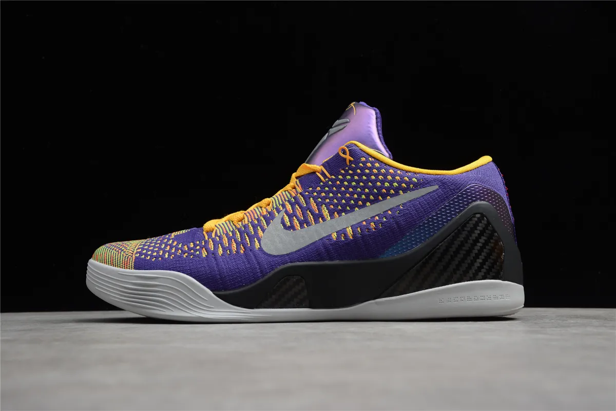 Nike Kobe 9 Lakers Purple And Yellow Basketball Shoes 630487-500 (Complete  Box) Free Shipping | Lazada Ph
