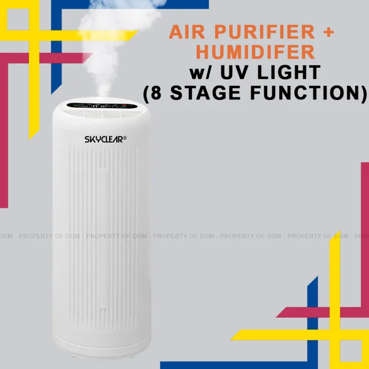 Air Purifier + Humidifier with UV light (8 Stage Function) Lazada PH