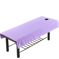 【cw】 1Pcs Waterproof Oilproof Cosmetic Salon Sheets Printing SPA Massage Treatment Beauty Salon Bed Cover Bed Sheets With/no Hole