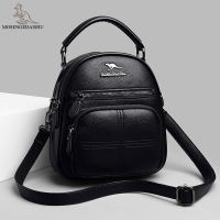 Multifunction Women Backpack Famous nd Mini Bookbag Luxury School Bags for Girls High Quality Leather Crossbody Shoulder Bag