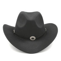 Mistdawn Western Cowboy Hat Stiff Wide Brim Cowgirl Riding Jazz Party Street Church Wool Blend Sombrero Cap for Womem Men BDBL