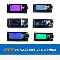 หน้าจอแสดงผล Lcd Mks Mini12864 1ชิ้นบอร์ดแผงอัจฉริยะ12864ขนาดเล็กพร้อมช่อง Sd รองรับมาร์ลินสำหรับชิ้นส่วนเครื่องพิมพ์3d