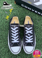 รองเท้าคอนเวิร์ส All Star Classic  "ข้อสั้น" รองเท้าผ้าใบสีขาว/สีดำ sie:36-44EU พร้อมกล่อง รองเท้าผ้าใบชายหญิง รองเท้าผ้าใบชายหญิง [KI01]