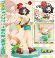 Figure ฟิกเกอร์ จากการ์ตูนเรื่อง Pokemon Series โปเกมอน ซีรี่ส์ Mizuki &amp; Mukuro Mokuroh มิซูกิ มิซึกิ กับ โมคุโร่ 1/8 โปเกม่อน Ver Anime อนิเมะ การ์ตูน มังงะ คอลเลกชัน ของขวัญ Gift จากการ์ตูนดังญี่ปุ่น New Collection Doll ตุ๊กตา manga Model โมเดล