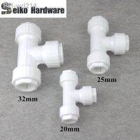 卐™♈ PVC/PPR Pipe Quick Tee Connection Quick Plug Tee Garden System Pipe Tee Connection Kitchen Pipe Connector 1 Pcs