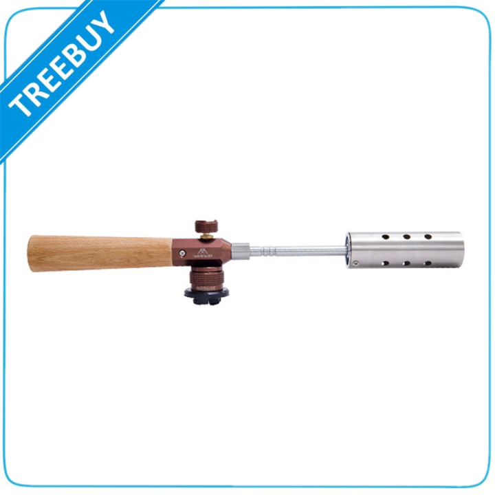 Wood Handle Camping GasTorch High Power Outdoor Portable Burners