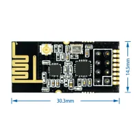 2X NRF24L01+ 2.4G Wireless Data Transmission Module GT-24 2.4GHz NRF24L01+PA+LNA 1100 Meters Wireless Module, Welding