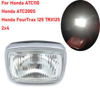 ชิ้นส่วนรถ A สแควร์ไฟหน้าประกอบ H Ead Light โคมไฟสำหรับฮอนด้า ATC110 1981-1982 ATC185S 1981-1983 ATC200S 84-1985 TRX125 1985