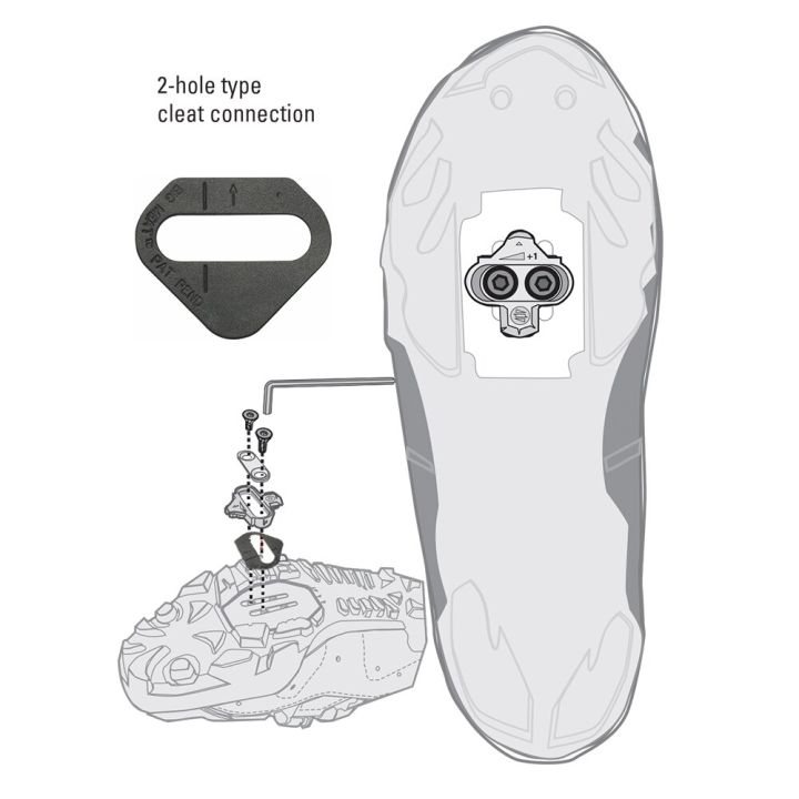 bikefit-cleat-wedges-สำหรับถนนชิมาโน-spd-sl-amp-mtb-spd-atac-speedplay-crank-bros-cleats-8ชิ้น-แพ็คจักรยาน