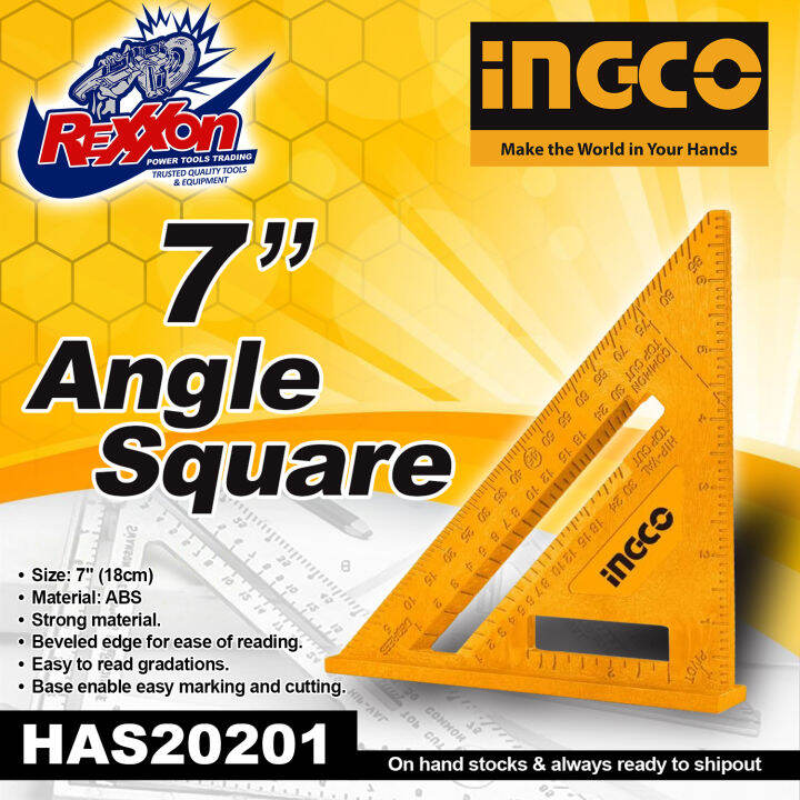 Ingco Cm Angle Square Has Rexxon Power Tools Trading Lazada Ph