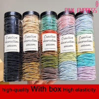 Korean New Simple Hair Tie Set High Elasticity Rubber Band Women Ponytail Hair Rope Ponytail Set with Box